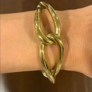 Michael kors gold knot bangle bracelet